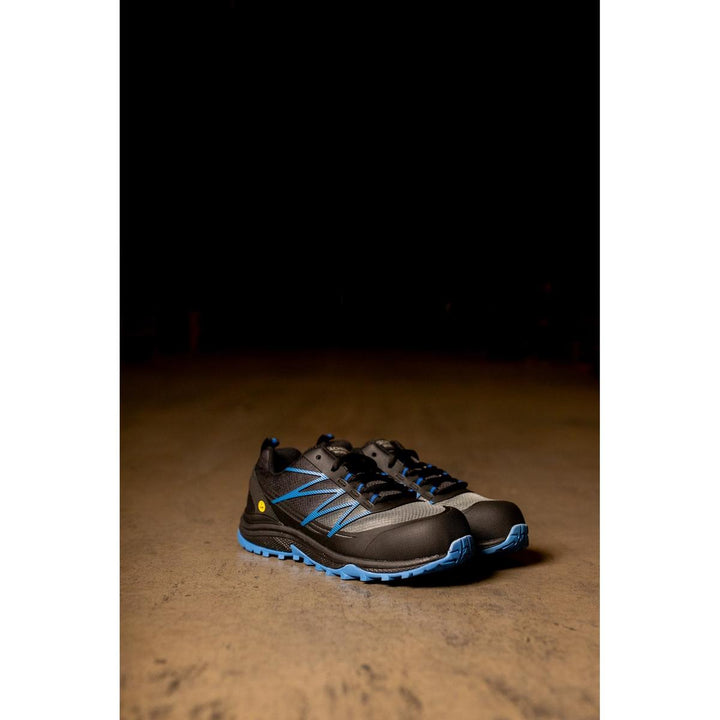 Skechers Workwear Puxal Safety Trainers Black/Blue