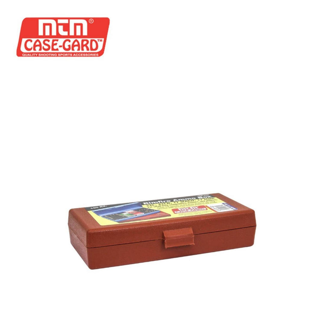 MTM SB-200 Rimfire Ammo Box, 200 Rounds, Rust