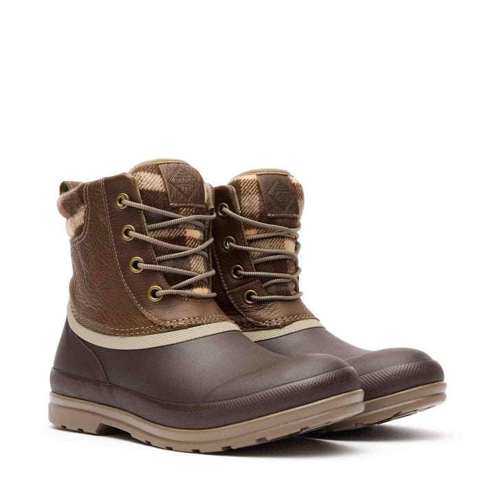 Muck Boots Originals Duck Lace Wellingtons Walnut/Brown