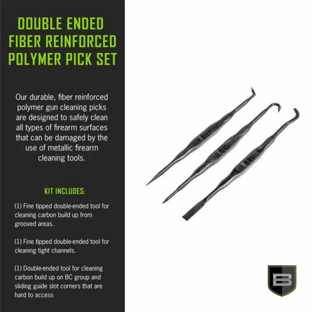 Breakthrough Clean Double-Ended Polymer Cleaning Picks - 3 Pack