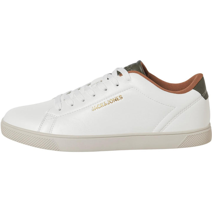 Bosley Trainer with Embossed Branding White - Detail:Olive Night