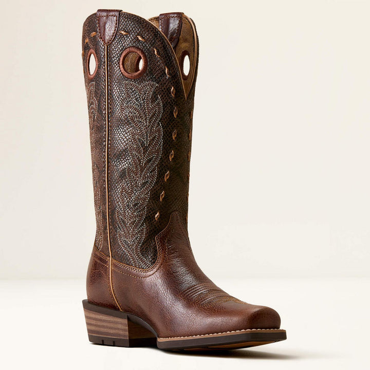 Ariat Ladies Lucera Narrow Corner Toe Dpst Tn/chc Snk Prt