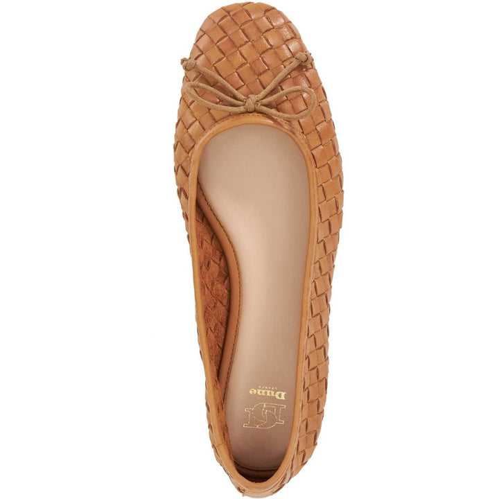 Dune Heat Ballerinas Tan