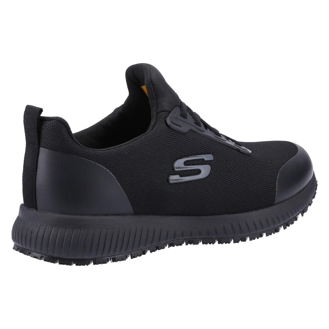 Skechers Workwear Squad Sr Wide Slip Resistant Occupational Shoe Black