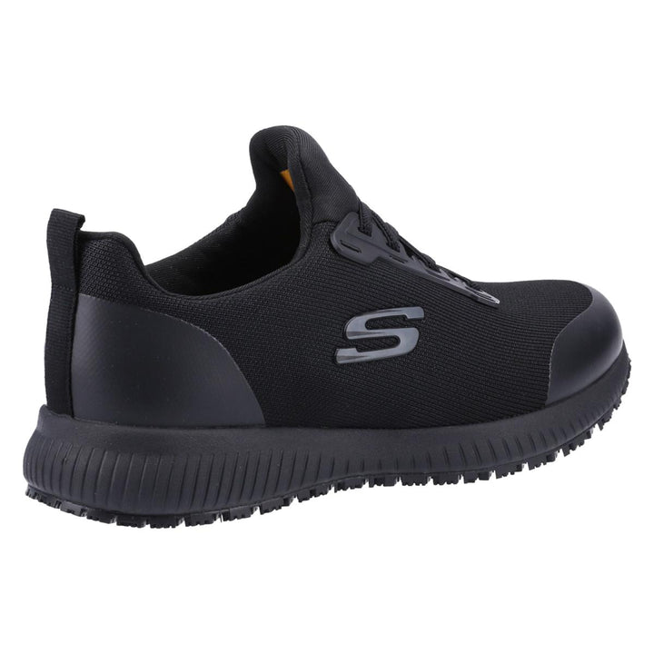 Skechers Workwear Squad Sr Wide Slip Resistant Occupational Shoe Black