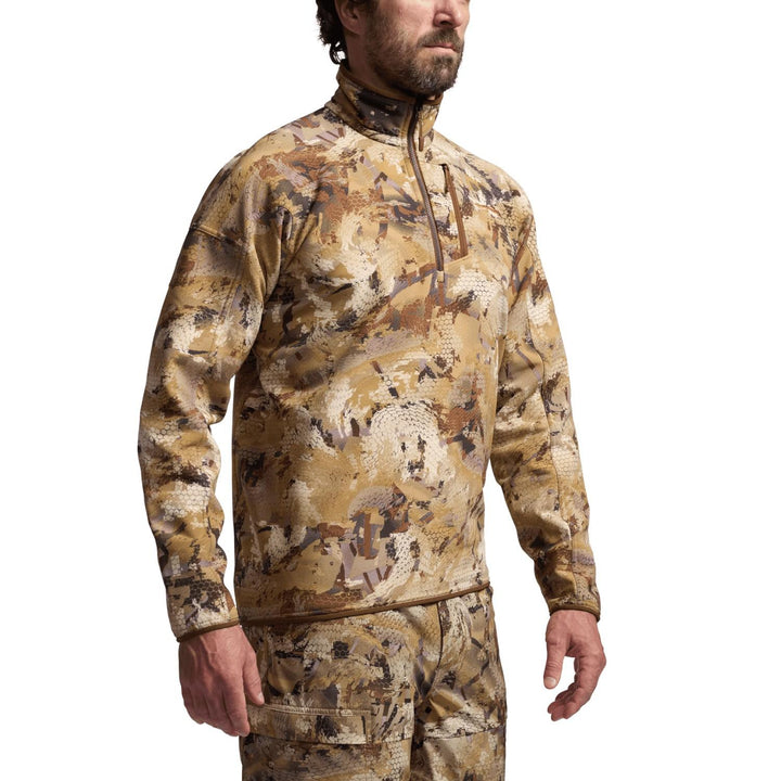 Sitka Alpha Fleece 1/4 Zip Pullover Optifade Marsh