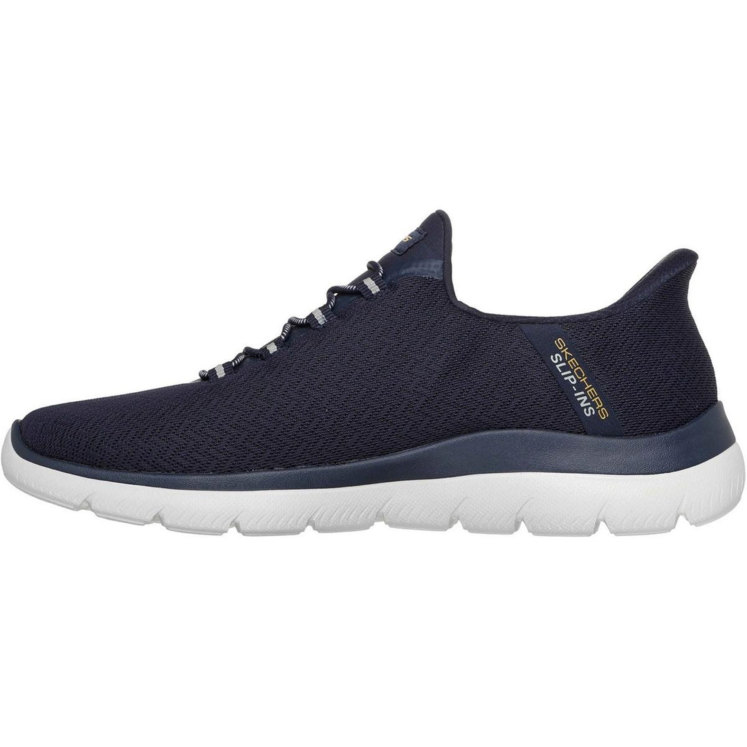 Skechers Arch Fit Summits Kynor Trainers Navy/Yellow