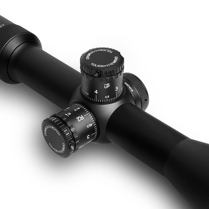 Wulf Wulf Hurricane Lite 4.5-18x50 Non Illuminated Half Mildot SF (30mm) Rifle Scope W/Rings