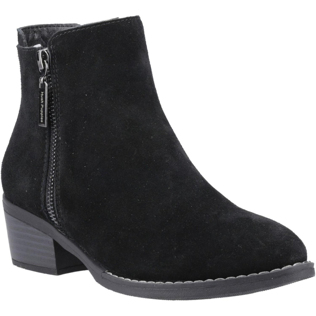 Ingrid Zip Boot Black
