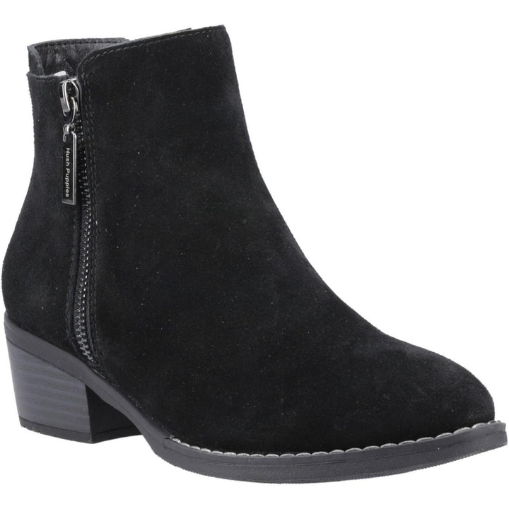 Ingrid Zip Boot Black
