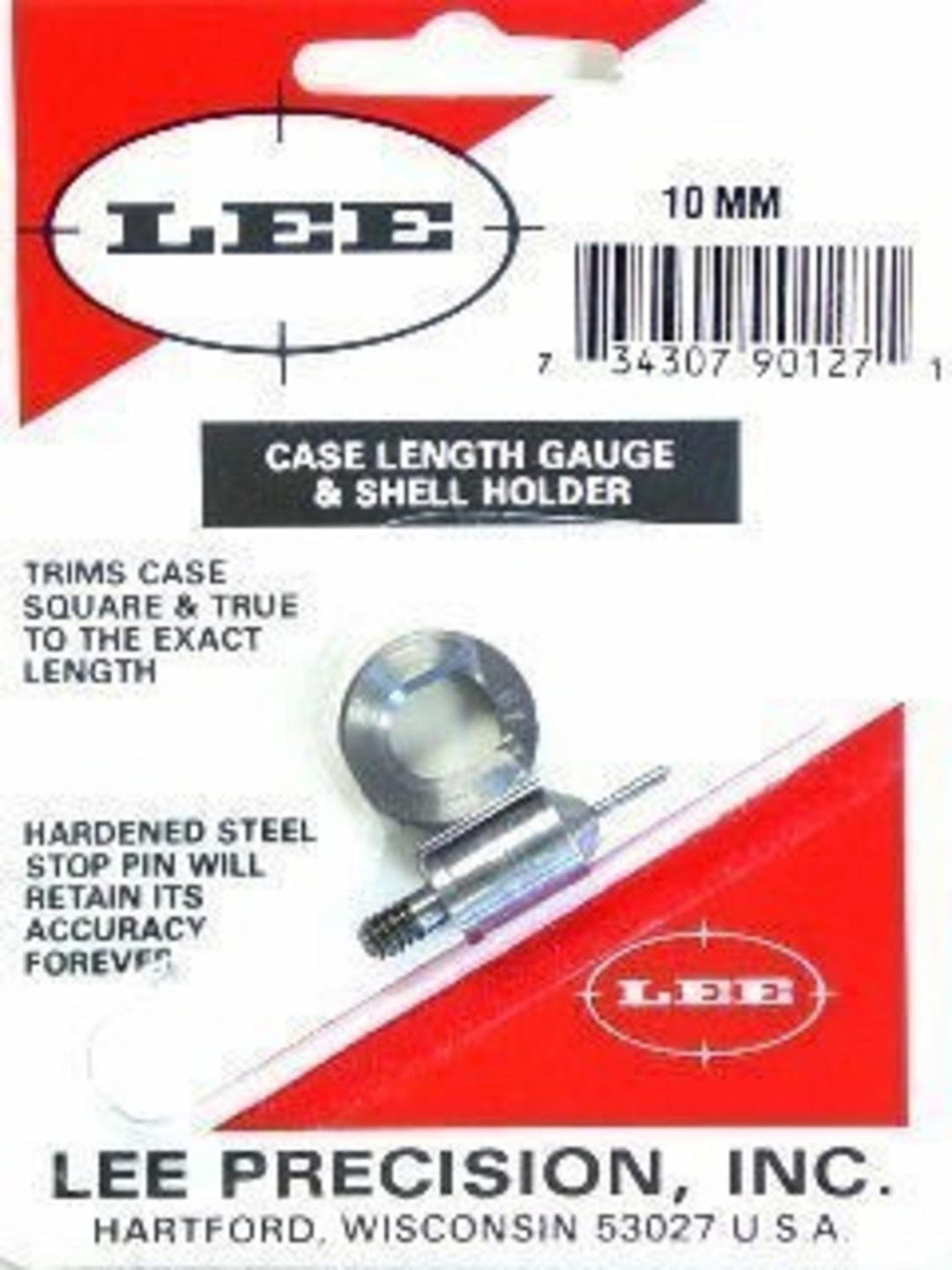 Lee Precision 10mm Auto Case Length Gauge and Shell Holder