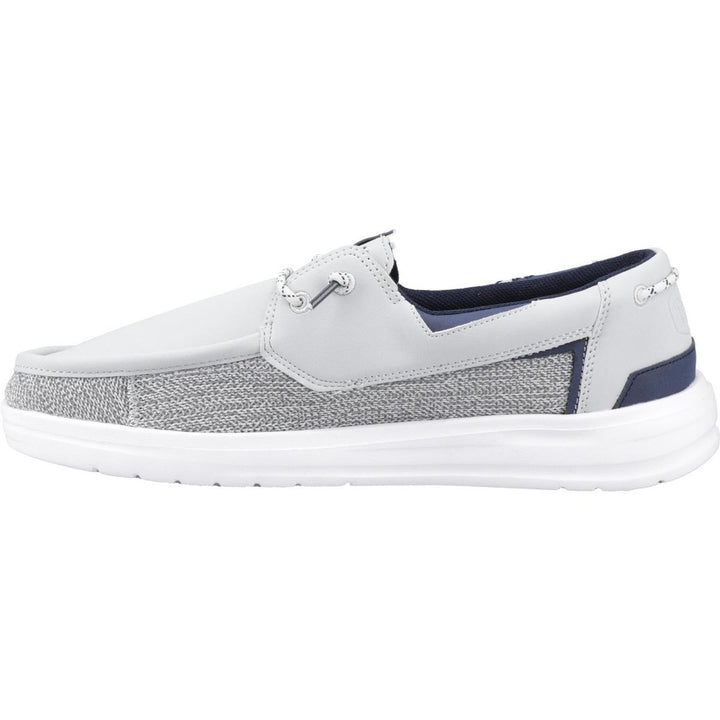 HEYDUDE Welsh Grip Classic Mesh Shoes Storm Gray/Navy Blazer