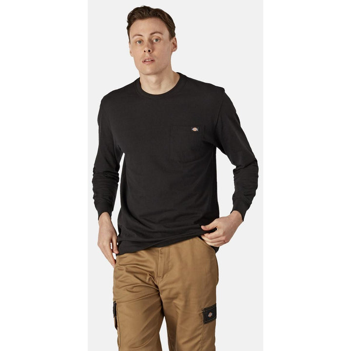 Dickies Pocket Tee Long Sleeve Black