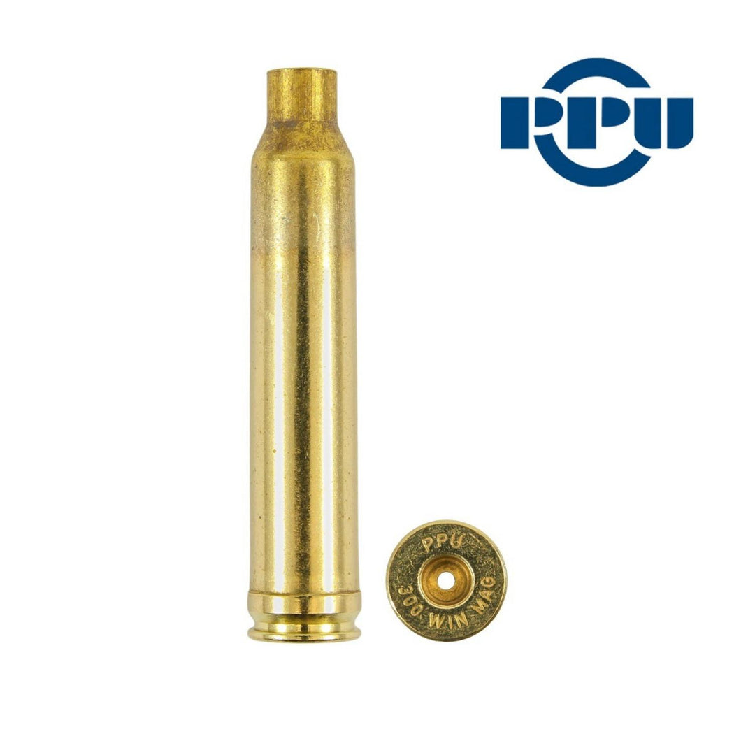 PPU Prvi Partizan .300 Winchester Magnum Brass Cases, Pack of 100