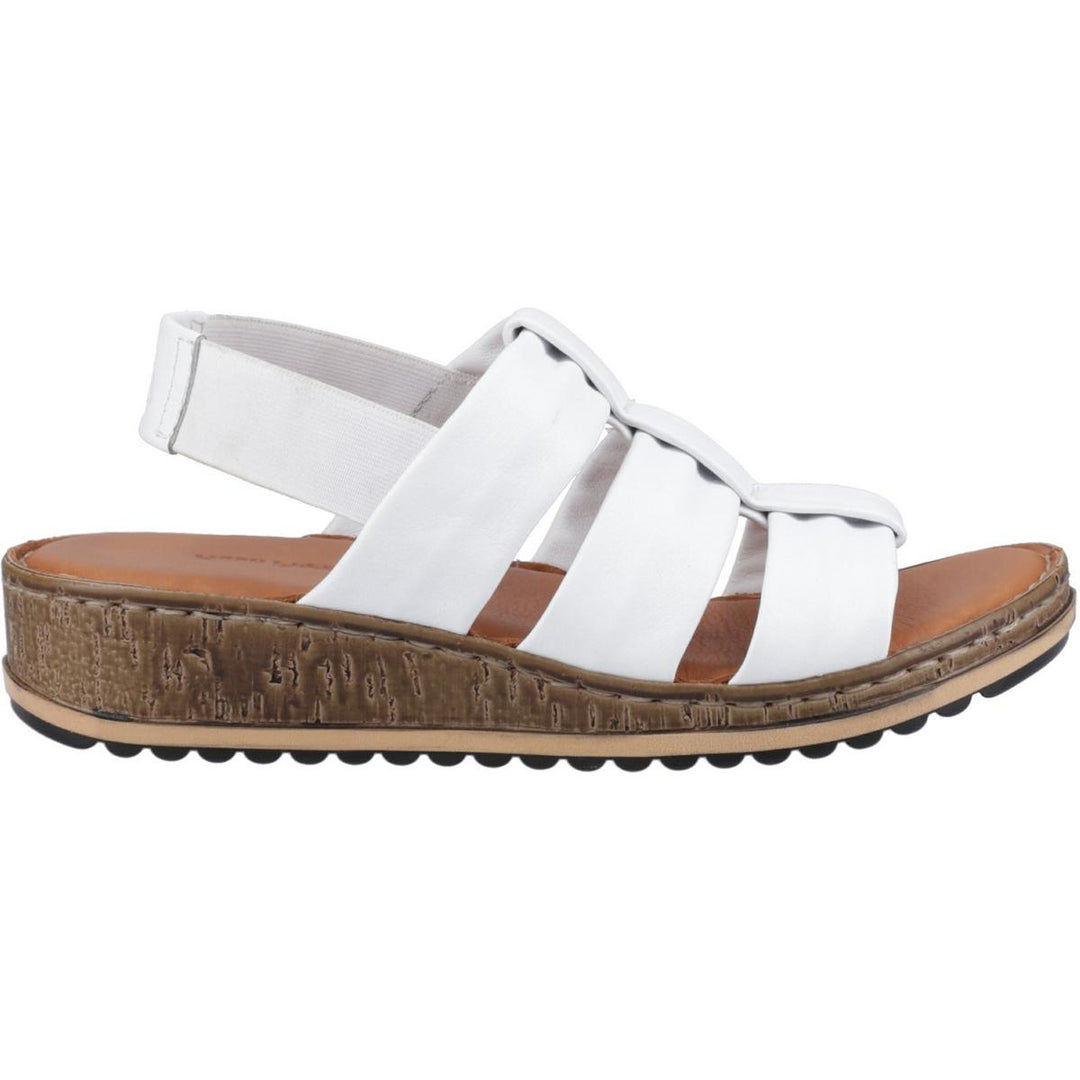 Hush Puppies Eden Wide Fit Sandal White