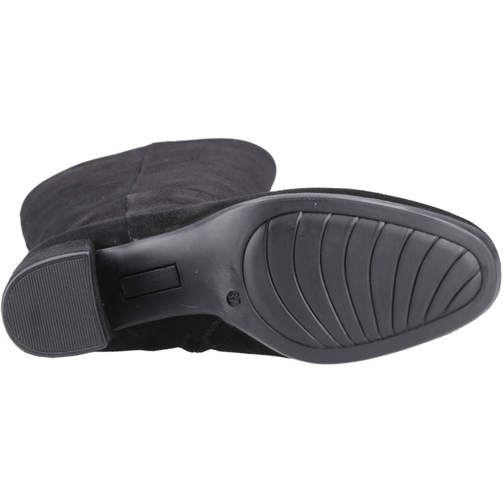 Oprah Suede Long Boot Black