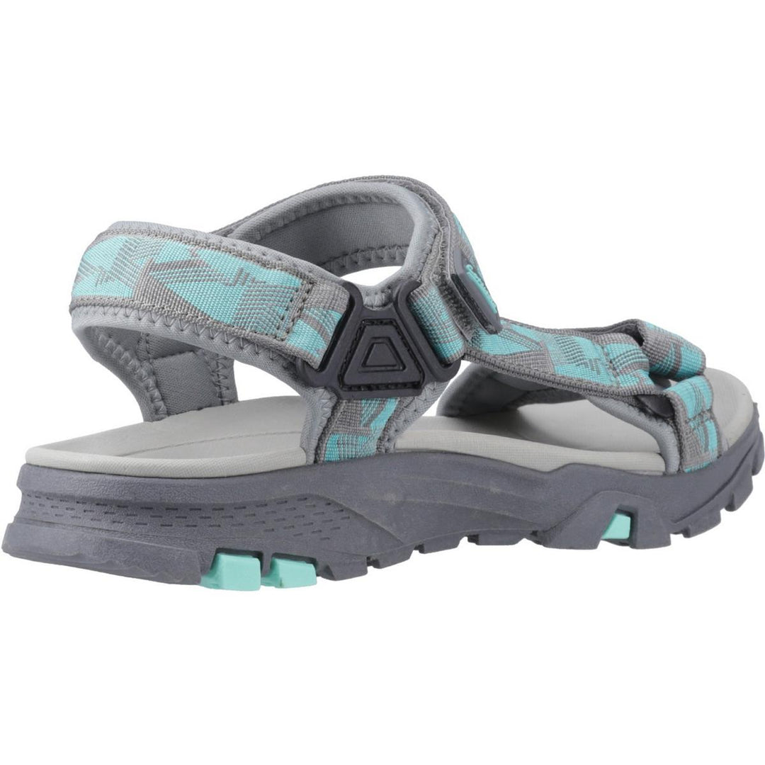 Cotswold Stanton Sandals Grey/Turquoise