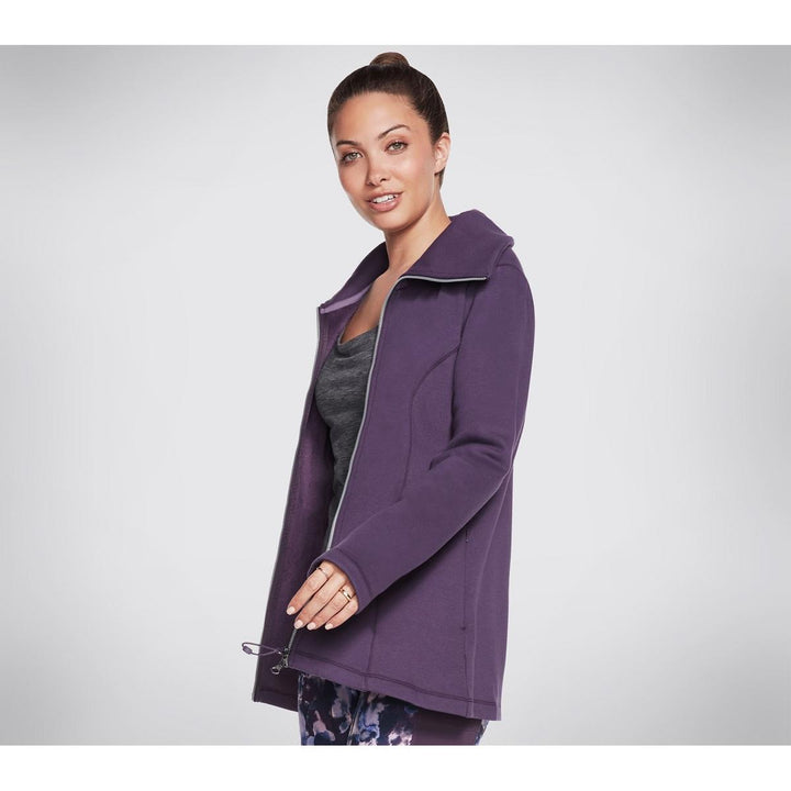 Skechers Performance Gosnuggle Venture Fleece Jacket Dark Purple
