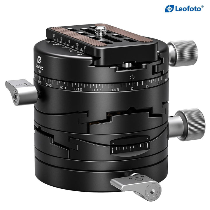 Leofoto G20 3D Geared Head - Arca-Swiss Compatible