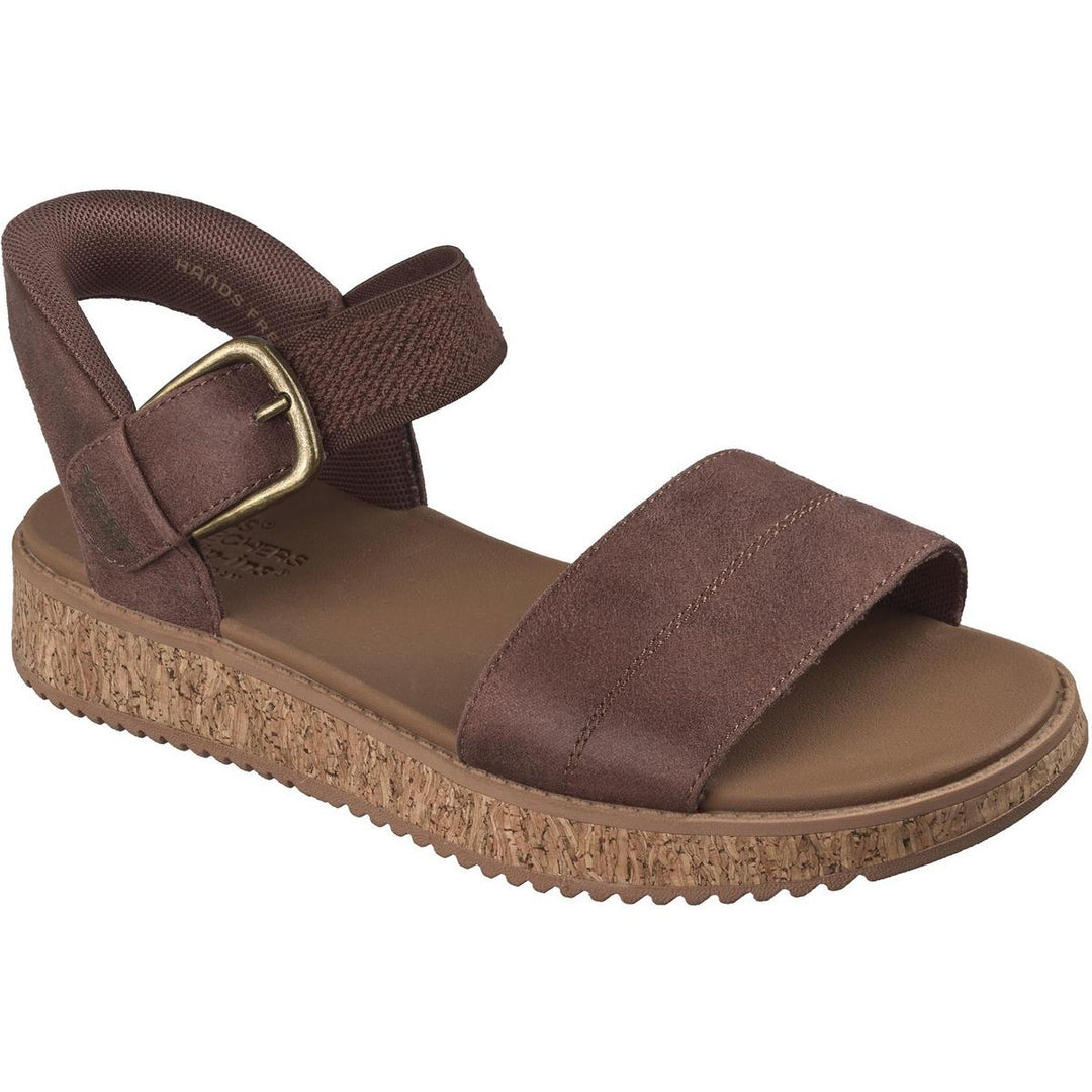 Skechers Bobs Sun Vibe Be Corky Sandal Chocolate
