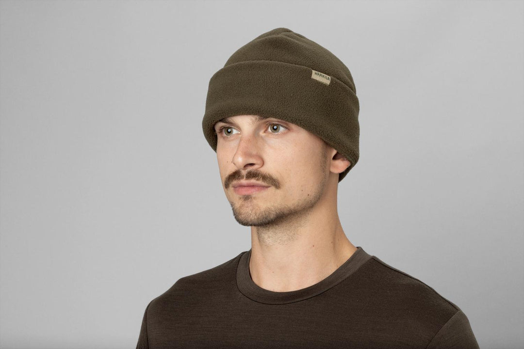 Harkila Trygve Beanie in Willow Green – view 6