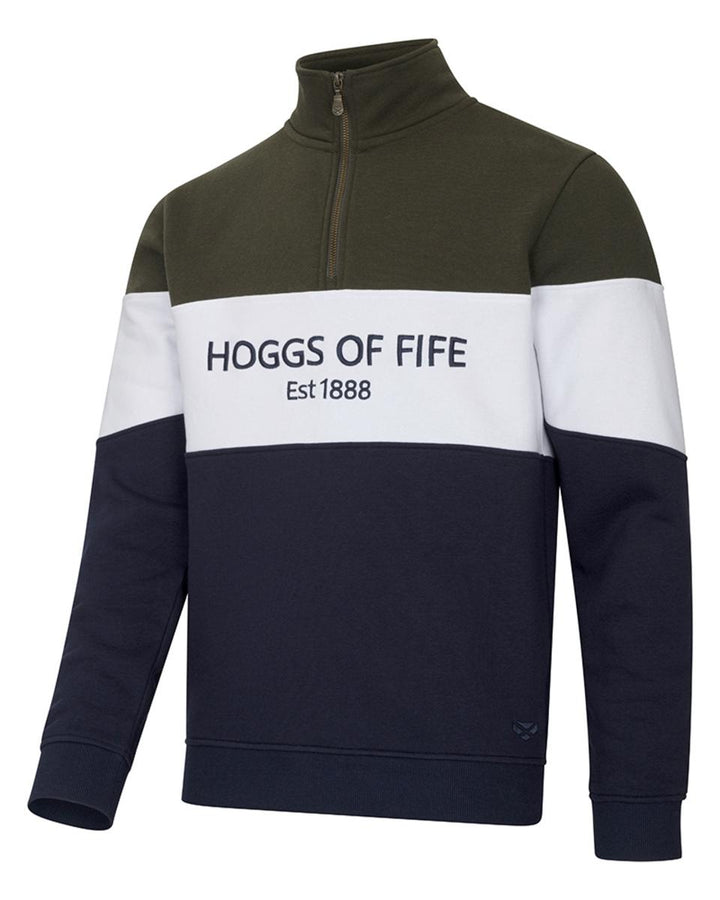 Hoggs of Fife Dumfries 1888 Gents 1/4 Zip Sweatshirt