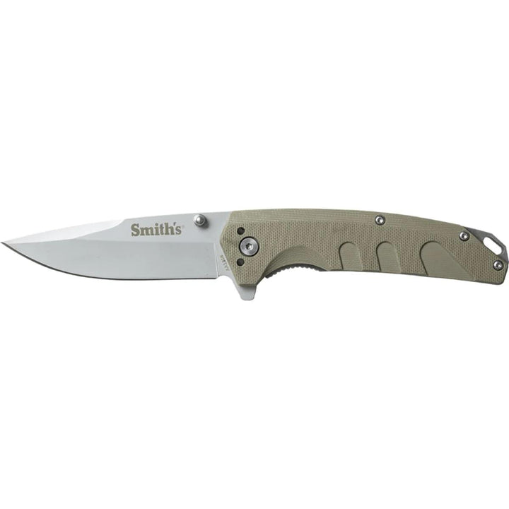 Smiths Satin Drop Point Blade - Desert Tan