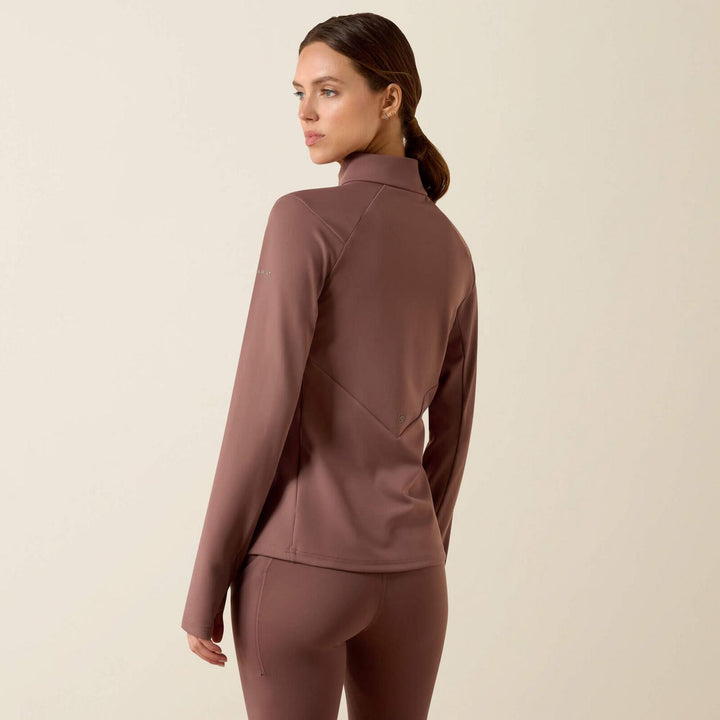 Ariat Ladies Avail 1/2 Zip Long Sleeve Base Layer – view 2