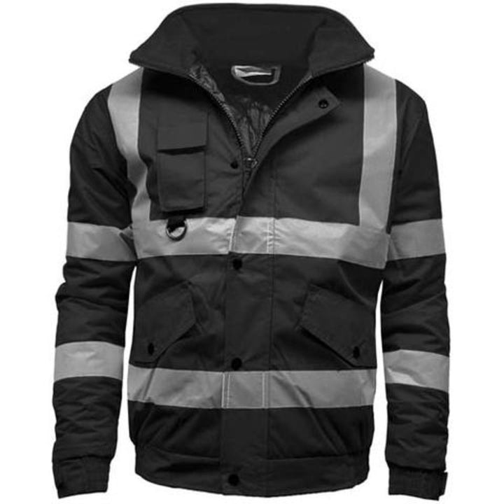 Standsafe Hi Vis HV301 Kapton Bomber Jacket - Black