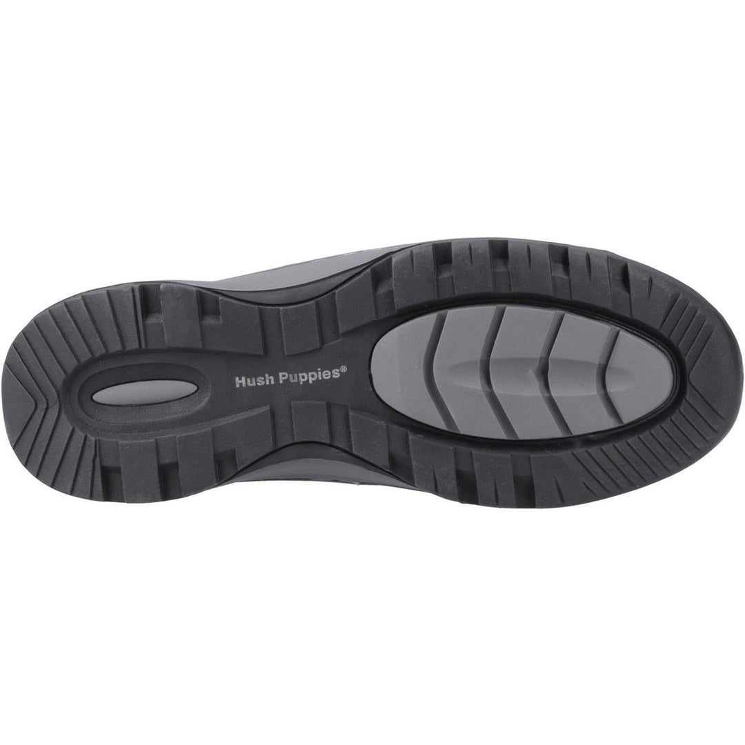Hush Puppies Casper Touch Fastening Shoes Grey Nubuck – view 3