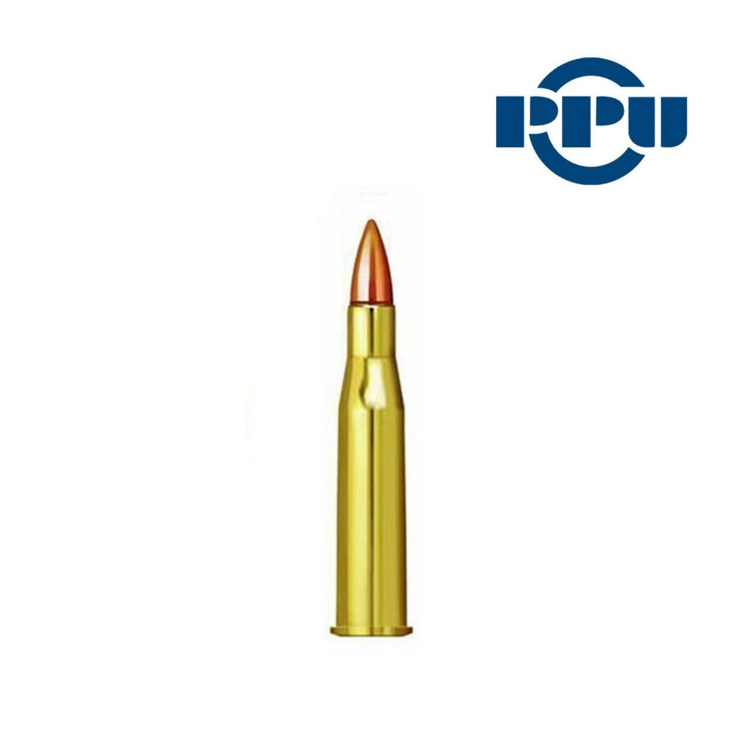 PPU Prvi Partizan 8x56R Mannlicher 208gr FMJ Boat Tail Ammo, 20 Rounds