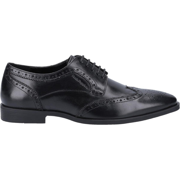 Hush Puppies Elliot Brogue School Shoe Black
