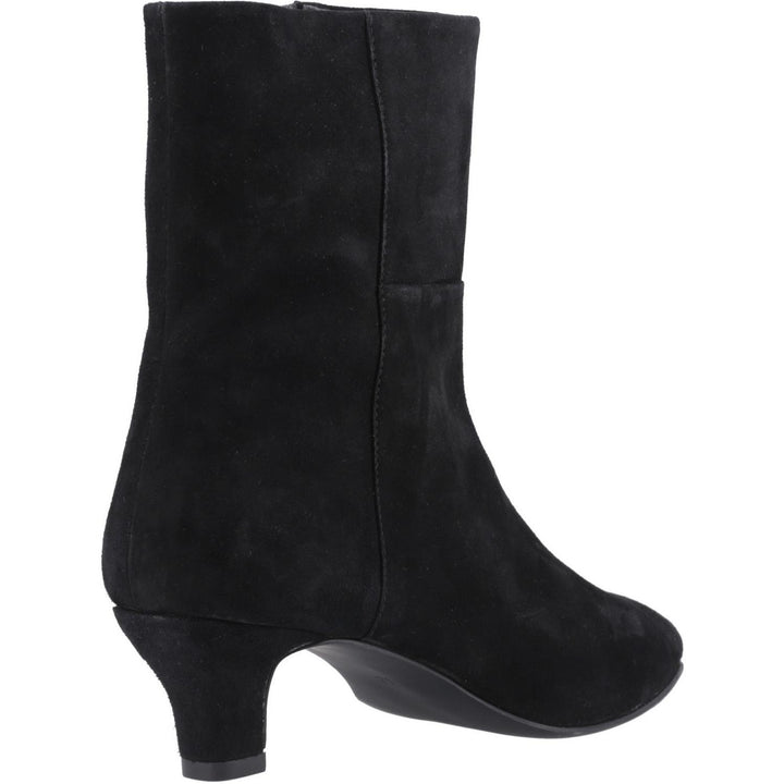 Nahla kitten heel boot Black