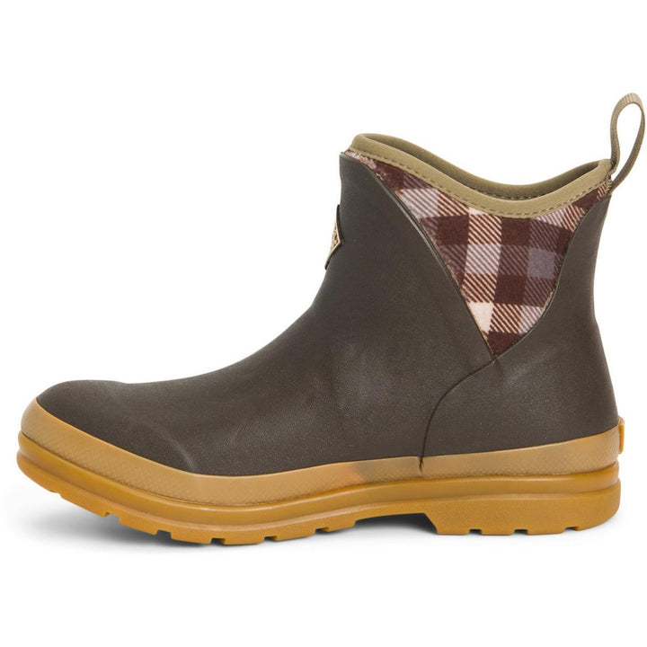 Muck Boots Originals Ankle Wellingtons Brown/Plaid/Gum