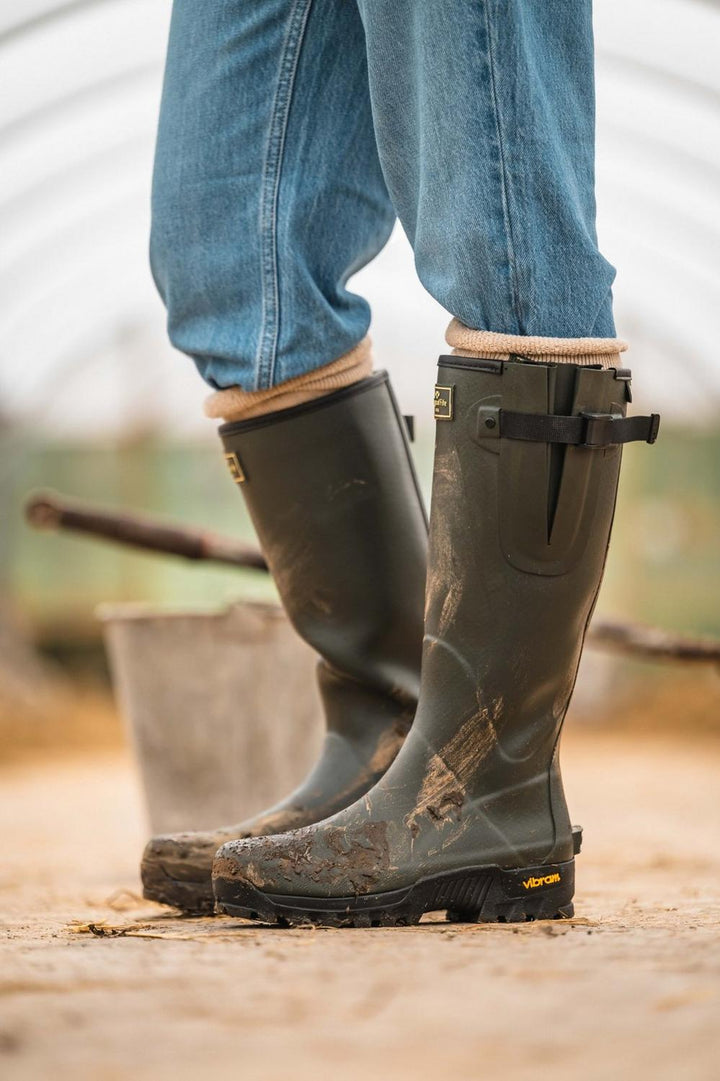 Hoggs of Fife Field Sport 365 Rubber Boots Field Green