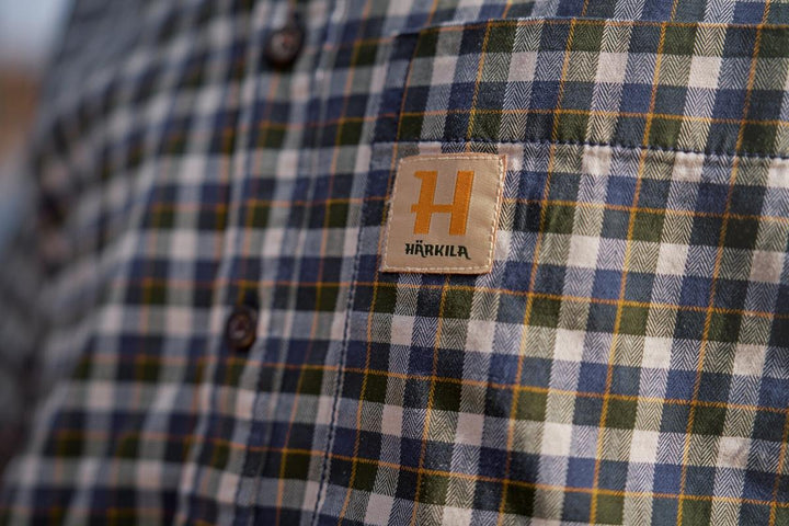 Harkila Härkila Fjell S/S shirt Naval Blue Check – view 5