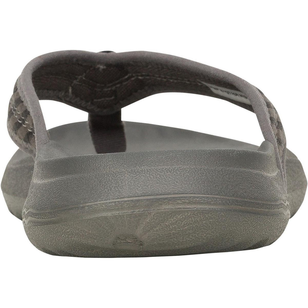 HEYDUDE Myers Flip Nu Prep Sandal Black/Granite Grey