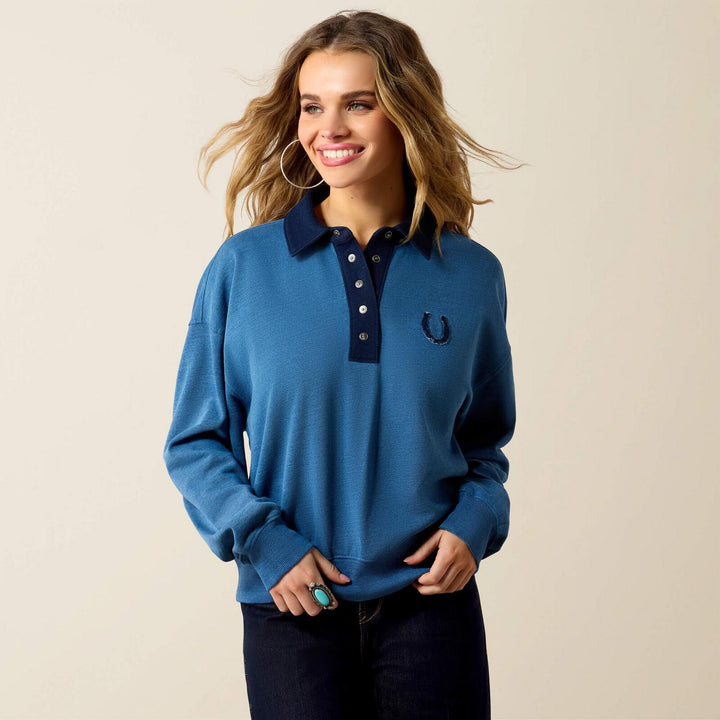 Ariat Ladies Hold Your Horses Sweatshirt – view 2