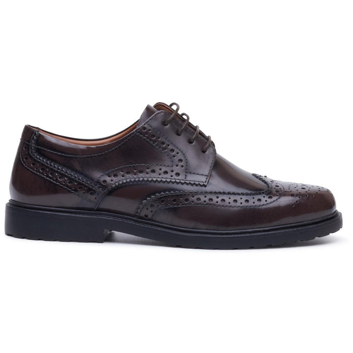 Verity Hi-Shine Brogue Chocolate