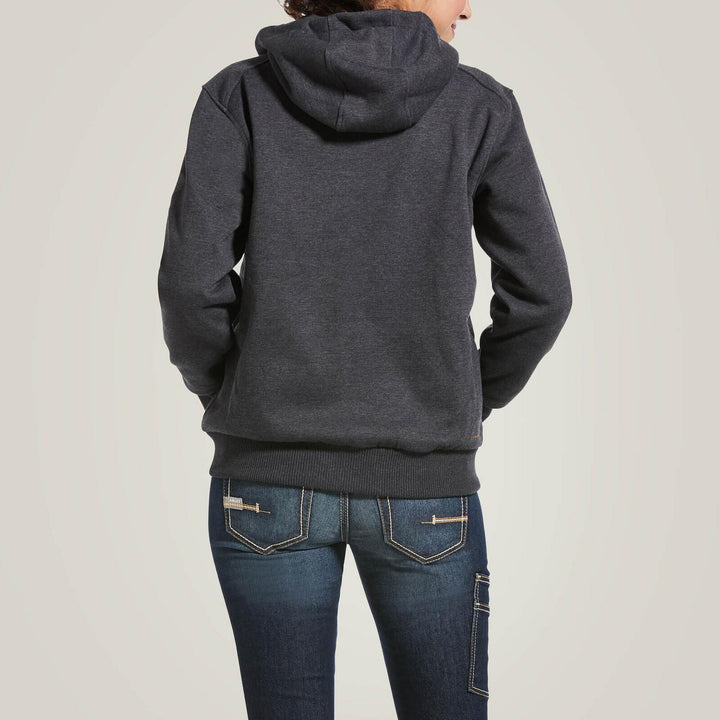 Ariat Ladies Rebar All-Weather Full Zip Hoodie – view 2