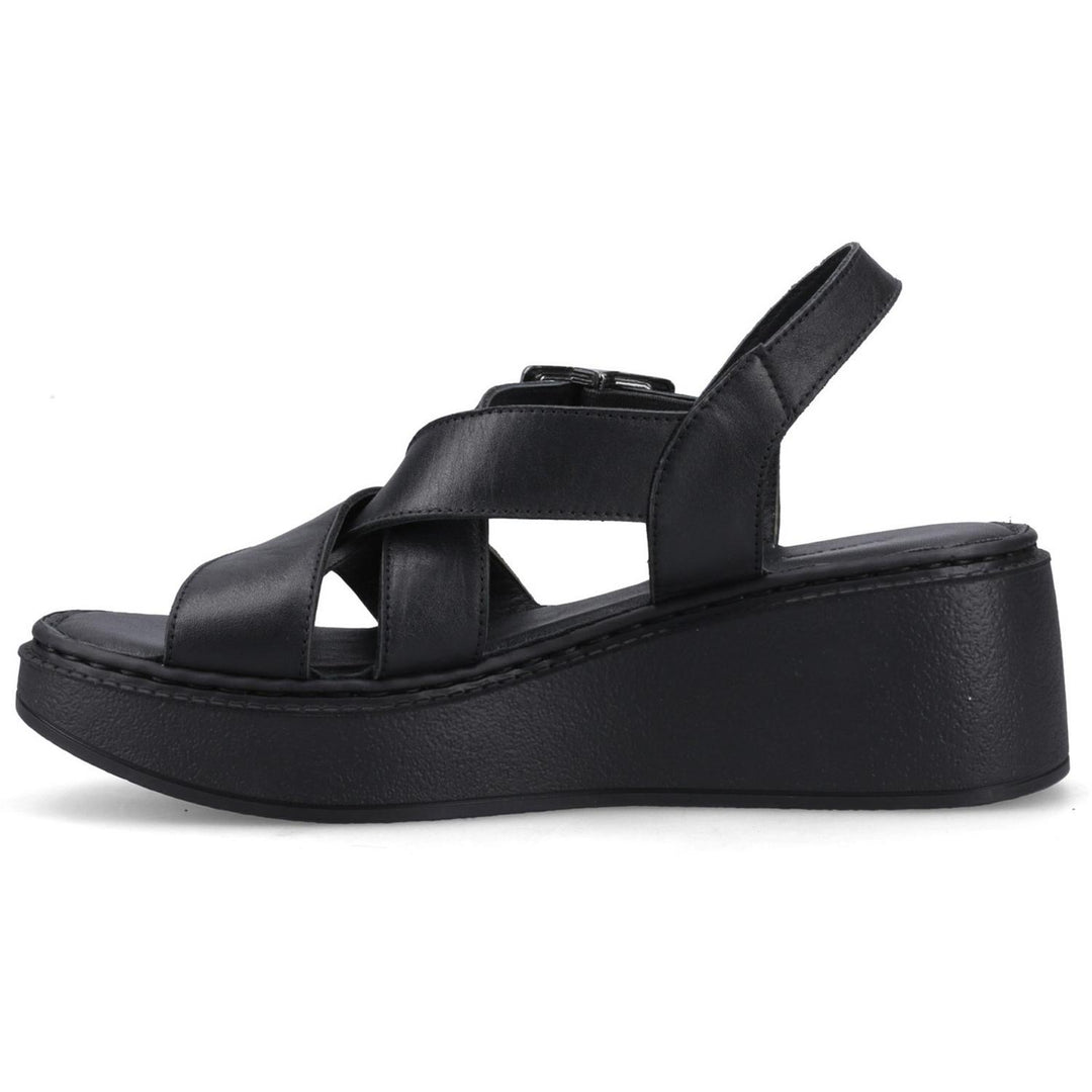 Bretta Wedge Sandal Black