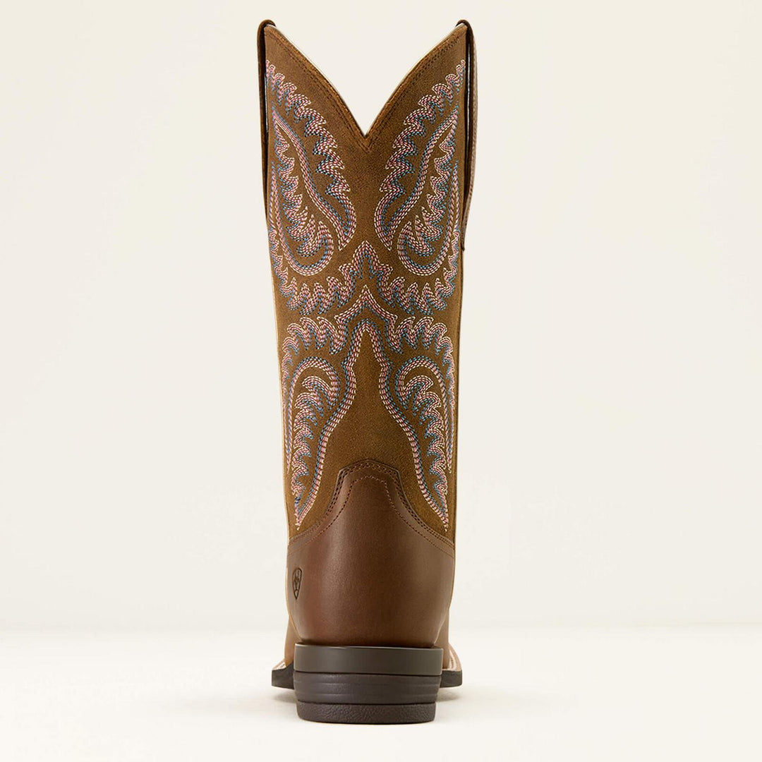 Ariat Ladies Cattle Caite Wide Square Toe Western Boot