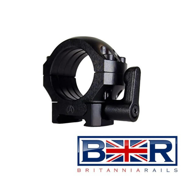 Britannia Rails 30mm Britannia QD Picatinny Rings - Medium