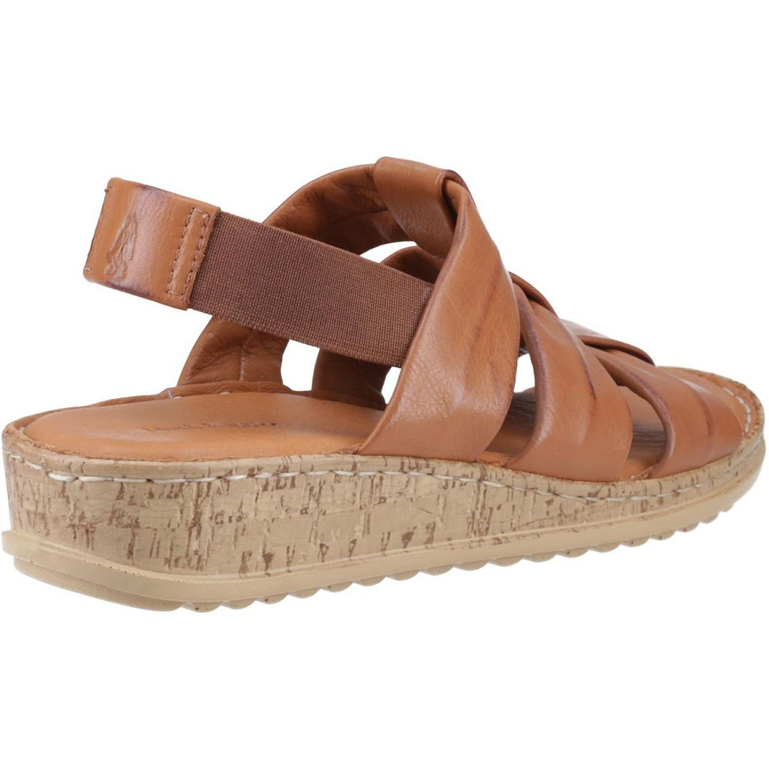 Hush Puppies Eden Wide Fit Sandal Tan