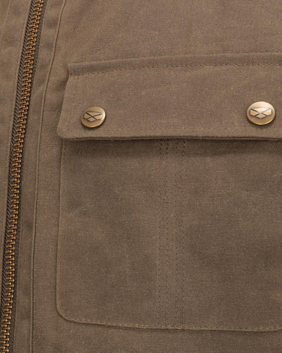 Hoggs of Fife Balfour Waxed Canvas Gilet – view 3