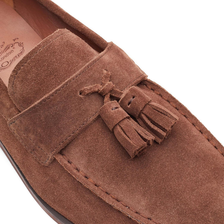 Flint Tassle Loafer Tan