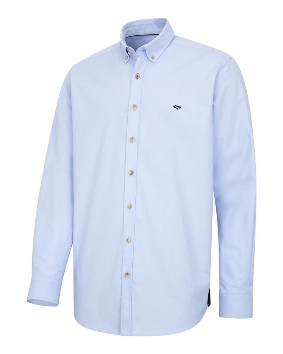 Hoggs of Fife Granton Oxford Shirt Blue