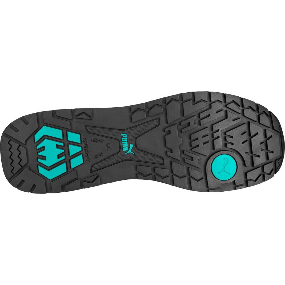 Puma Safety Vivid Green Heart Low Trainer Black/Blue