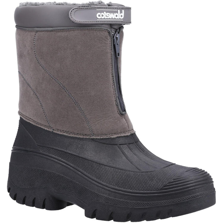 Cotswold Venture Waterproof Winter Boot Grey - rubber galosh, Hard wearing outsole providing excellent durability and traction