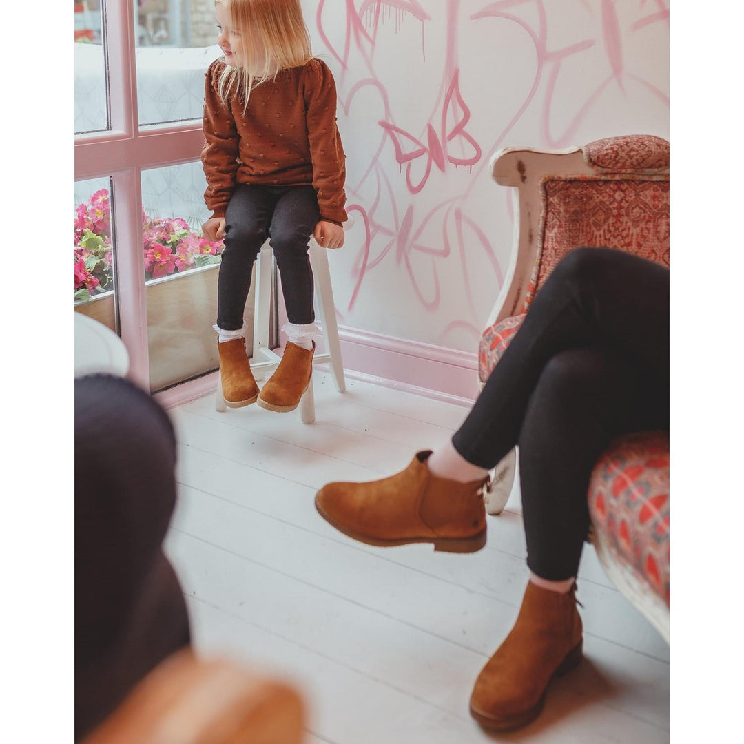 Maddy Ladies Ankle Boots Tan